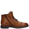 BUGATTI MENS FUR LINED ZIP LACE BOOT - BROWN