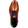 BUGATTI MENS ZIP LACE ANKLE BOOT - COGNAC