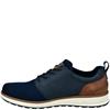BUGATTI MENS LACE CASUAL SHOE - DARK BLUE