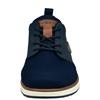 BUGATTI MENS LACE CASUAL SHOE - DARK BLUE
