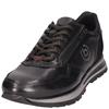 BUGATTI MENS ZIP LACE CASUAL SHOE - BLACK