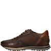 BUGATTI MENS ZIP LACE CASUAL SHOE - BROWN