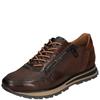 BUGATTI MENS ZIP LACE CASUAL SHOE - BROWN