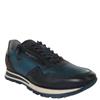 BUGATTI MENS ZIP LACE CASUAL SHOE - DARK BLUE