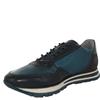 BUGATTI MENS ZIP LACE CASUAL SHOE - DARK BLUE