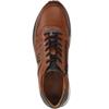 BUGATTI MENS ZIP LACE CASUAL SHOE - COGNAC
