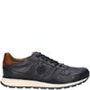 BUGATTI MENS ZIP LACE CASUAL SHOE - DARK BLUE