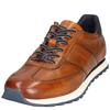 BUGATTI MENS ZIP LACE CASUAL SHOE - COGNAC
