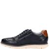 BUGATTI MENS ZIP LACE CASUAL SHOE - DARK BLUE