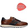 BUGATTI MENS TRAINER - COGNAC DARK BLUE