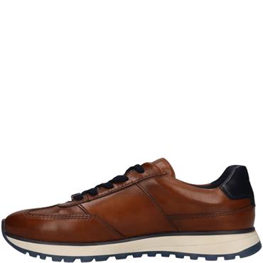 BUGATTI MENS TRAINER - COGNAC DARK BLUE