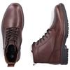 RIEKER MENS ZIP LACE ANKLE BOOT - BROWN
