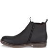 RIEKER MENS ZIP CHELSEA ANKLE BOOT - BROWN
