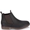RIEKER MENS ZIP CHELSEA ANKLE BOOT - BROWN