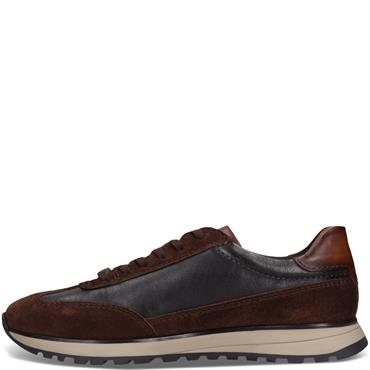 BUGATTI MENS TRAINER - DARK BROWN