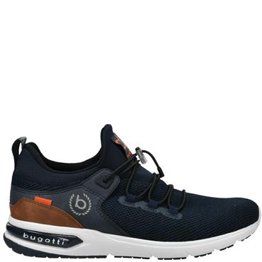 BUGATTI MENS CORD CASUAL SHOE - DARK BLUE