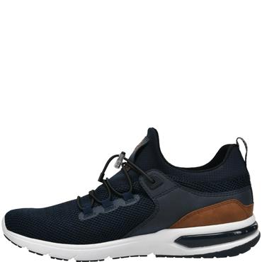 BUGATTI MENS CORD CASUAL SHOE - DARK BLUE