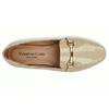 VALENTINO CONTE WOMENS FLAT LOAFER - BEIGE PATENT