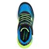 SKECHERS BOYS LIGHTS FLEX TRAINER - BLACK BLUE LIME