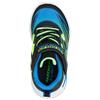 SKECHERS BOYS LIGHTS FLEX TRAINER - BLACK BLUE LIME