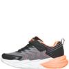 SKECHERS BOYS FLEX GLOW ULTRA TRAINER - BLACK CHARCOAL