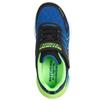 SKECHERS BOYS FLEX GLOW ULTRA TRAINER - BLACK LIME