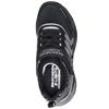 SKECHERS BOYS FLEX GLOW ULTRA TRAINER - BLACK SILVER