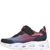 SKECHERS BOYS TRAINERS - BLACK RED