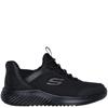 SKECHERS BOYS SLIP INS TRAINER - BLACK