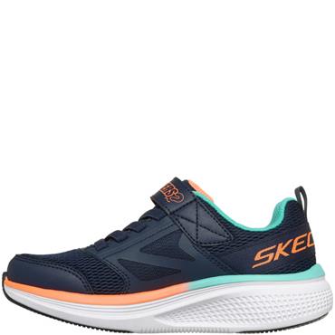 SKECHERS GIRLS TRAINERS - NAVY