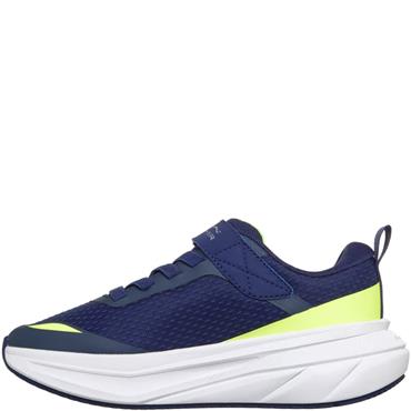 SKECHERS BOYS TRAINERS - NAVY YELLOW