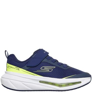 SKECHERS BOYS TRAINERS - NAVY YELLOW