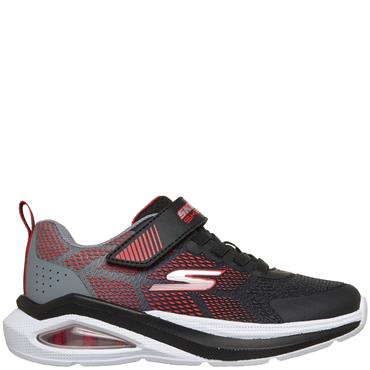 SKECHERS BOYS MAX VELOCITY TRAINER - BLACK RED
