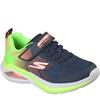 SKECHERS BOYS MAX VELOCITY TRAINER - NAVY LIME