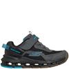 SKECHERS BOYS GLIDE STEP TRAINER - CHARCOAL BLACK