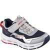 SKECHERS BOYS GLIDE STEP TRAINER - SILVER
