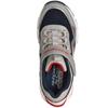 SKECHERS BOYS GLIDE STEP TRAINER - SILVER