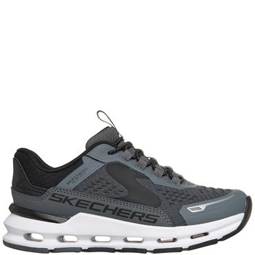 SKECHERS BOYS TRAINERS - CHARCOAL BLACK