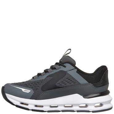 SKECHERS BOYS TRAINERS - CHARCOAL BLACK