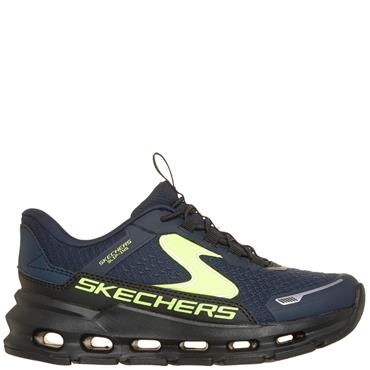 SKECHERS BOYS TRAINERS - NAVY BLACK