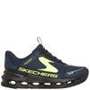 SKECHERS BOYS TRAINERS - NAVY BLACK