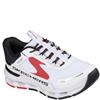 SKECHERS BOYS TRAINERS - WHITE BLACK RED