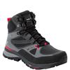 JACK WOLFSKIN MENS TEXAPORE LACE BOOT - BLACK RED