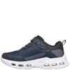 SKECHERS BOYS VELCRO LACE TRAINER - NAVY CHARCOAL