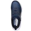 SKECHERS BOYS VELCRO LACE TRAINER - NAVY CHARCOAL