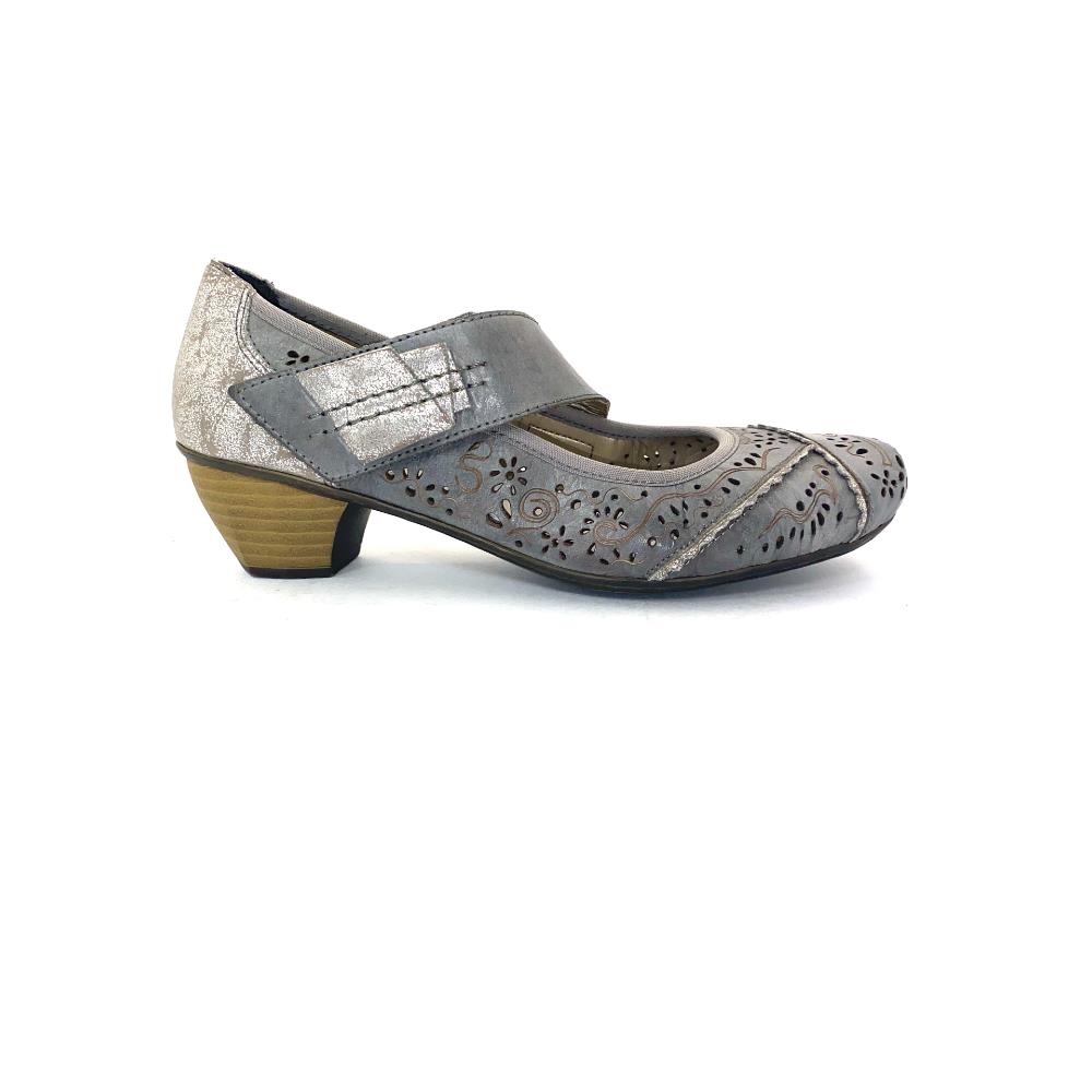 Rieker 41385 Ladies Womens Slip On Wedge Heel Summer Casual Cut Out Shoes | eBay