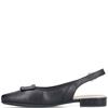 RIEKER WOMENS FLAT SHOE - BLACK