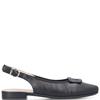 RIEKER WOMENS FLAT SHOE - BLACK