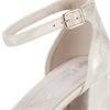 RIEKER WOMENS MID HEEL SANDAL - CREAM