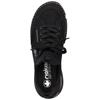RIEKER WOMENS ZIP LACE COMFORT SHOE - BLACK